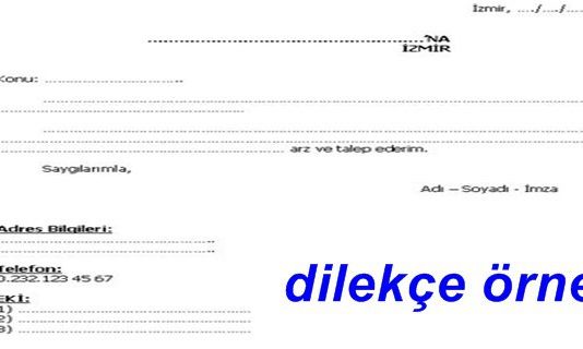 Yeni İş Yeri Talebi Dilekçesi