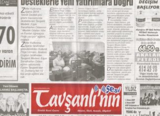 Tavşanlı’nın Sesi Gazetesi’nde yayınlanan haberimiz
