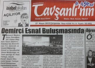 TAVŞANLI’NIN SESİ GAZETESİNDE YAYINLANAN ESNAF BULUŞMASI HABERİMİZ