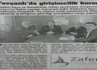 HABER TAVŞANLI’DA YAYINLANAN HABERİMİZ