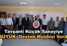 Kooperatifçilik Genel Müdürü Arif Sami SEYMENOĞLU Sanayi sitemizi ziyaret ederek, müjdeler verdi