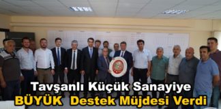 Kooperatifçilik Genel Müdürü Arif Sami SEYMENOĞLU Sanayi sitemizi ziyaret ederek, müjdeler verdi