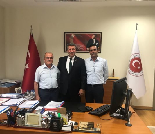 Başkanımız T.C Ticaret Bakanlığı Kooperatifçilk Genel Müdürü Arif Sami SEYMENOĞLU’nu makamında ziyaret etti