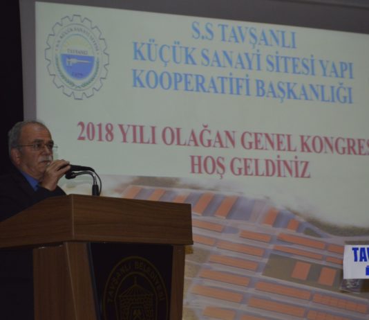 S.S Tavşanlı Küçük Sanayi Sitesi Yapı Kooperatifi’nin 2018 Yılı Olağan Genel Kurul Toplantısı Tavşanlı Kültür Sarayında 22.02.2019 Cuma günü saat: 17:30’da yapıldı